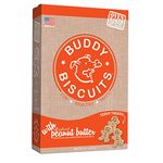 Cloud Star Itty Bitty Buddy Biscuits Dog Treats, Peanut Butter, 8-Ounce Boxes (Pack of 6)