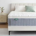 SZSL Single Mattress, 3FT 9-Zone Memory Foam Pocket Sprung Hybrid Mattress, Medium Firm Orthopaedic Mattress with Skin-Friendly Cover, 90x190x22cm