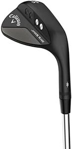 Callaway Golf Jaws Raw Wedge, Right Handed, Black Finish, 54 Degree, S Grind, Steel Shaft