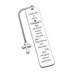 Baptism Gifts for Teen Girls Boys Confirmation Gifts for Women Christian Religious Bookmark for Godson Goddaughter Him Her Catholic Birthday Christmas Stocking Stuffers for Boys Girls Faith Gifts