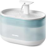 PETLIBRO 71oz/2.1L Cat Water Fountain for Drinking, Cat Water Fountain to Promote Drinking, Cat Fountain with 4 Replacement Filters for Cats, Dogs, Multiple Pets (Blue & White, ABS)