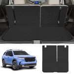 Lanbos Cargo Mat Compatible with 2016-2024 Honda Pilot, Cargo Liner with Backrest Mat Pilot Trunk Mat Cargo Liner Trunk Liner, TPE All Weather Back Seat Cover Protector…