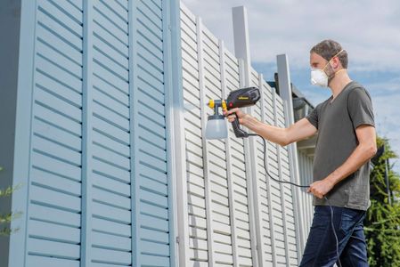 WAGNER W 575 FLEXiO Electric Paint Sprayer – 630W, 1300ml, Black, Interior/Exterior