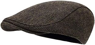 STARANCE Men's Flat Cap Wool Tweed 