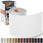 Leather Repair Kit for Furniture 4"x 63" Leather Tape Repair Patch Self Adhesive Sofa Vinyl Repair Patch Kit for Car Seat,Couch,Boat Seat,Chair - White