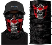 ShopINess Unisex Multifunctional Headband Bandana Neck Gaiter for Sport Parties Halloween and Carnival Canada Canadian Flag Skull Canada