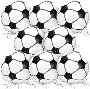 HyDren 8 Pieces Inflatable Soccer Ball, 16 Inch, PVC Material, Suitable for Summer Beach Parties, Team Building, Social Gatherings