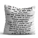 Giftcart in This House of Friends Quirky Cushion Cover 12 x12 Polyester Canvas Inch gift for best friend, gift for friend, gift for best friend girl, gift for best boy,gift for best friend girl on birthday,gift for best friend on birthday special