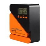 amiciSmart True MPPT Solar Charge Controller, 98% Efficiency Lithium Battery Regulator with 5V/3A USB Port, Max 1040W, 12V/24V (40A)