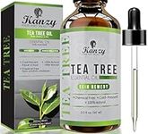 Kanzy Tea Tree Oil, Essential Oil, Skin Remedy 60ml - Treatment for Hair, Face & Nails Natural Vegan Organic Tea Tree Essential Oil for Diffuser and Humidifier