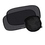 Car Window Shade - (2 Pack) - XL - 25" x 16" - Cling Sunshade for Car Windows - Sun Glare and UV Rays Protection for Your Child - Baby Side Window Car Sun Shades by Enovoe