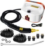 HCCTWOOW 2500W Handheld Steam Cleaner,High Temperature Steamer for Cleaning,Steam Cleaning for mattress, Car Detailing Couch Upholstery Bathroom (Orange-New Version)