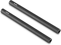 SmallRig 15mm Carbon Fiber Rod for Camera Shoulder Rig, 20cm 8 inch, Pack of 2-870