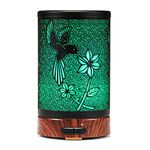 Diffusers for Essential Oils,ASAWASA Essential Oil Diffuser with Waterless Auto Shut-Off, Metal Art Aromatherapy Humidifier with Multi color Changed Night Light,Ideal for Home Spa Yoga (Hummingbird)