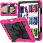 DuraSafe iPad 10th Generation 10.9 inch 2022 Protective Shockproof Case A2696 MPQ13HN/A MPQ33HN/A MPQ03HN/A MPQ23HN/A A2757 MPQ93HN/A MPQC3HN/A A2777 MPQ83HN/A MPQA3HN/A MQ6K3HN/A MQ6L3HN/A - Pink