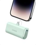 Anker Power Bank, 621 Power Bank with Built-In Lightning Connector, 5,000mAh MFi Certified 12W Portable Charger, Compatible with iPhone 14/14 Pro / 14 Plus / 14 Pro Max, iPhone 13 and 12 Series