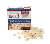 Broadman Church Supplies Communion Bread, Gluten Free, 200 Count