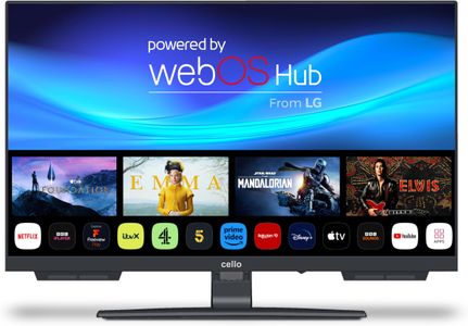 Cello 24" Smart Frameless TV – WebOS, Freeview Play, Bluetooth, UK Made