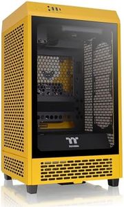 Thermaltake The Tower 200 Tempered Glass Mini Tower Case Bumblebee Edition, CA-1X9-00S4WN-00