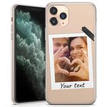 Personalised Phone Case for iPhone 6 / 6s - Clear Soft Gel Custom Cover Pinned Snapshot Photo Your Own Style Image Design - Duck Tape