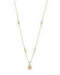 Kendra Scott Nola Pendant Necklace for Women, Fashion Jewelry, One Size, Metal Iridescent Drusy