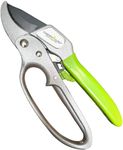Garden GURU Professional Ratchet Pruning Shears Clippers – 4X Cutting Power – Ratcheting Garden Anvil Pruners Scissors - Ergonomic Grip – Nonstick Blade - Makes Tough Cuts Easy - Great for Seniors