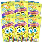 Nickelodeon Spongebob Squarepants Party Favors Pack ~ Bundle of 6 Spongebob Squarepants Play Packs with Stickers, Coloring Books, Crayons with Bonus Spongebob Stickers (Spongebob Party Supplies)