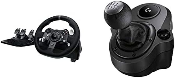 Logitech G920 Driving Force Racing Wheel Logitech 941-000119 G Driving Force Shifter,Black