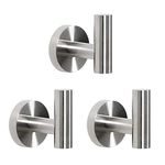 Towel Hooks For Bathroom Brushed Nickel