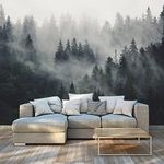 Bormia Foggy Forest Wall Mural 195"