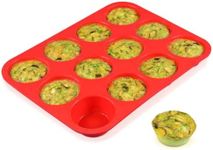 12 Cups Silicone Muffin Pan - Nonst