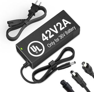 42V 2A Electric Scooter Charger, Compatible with Segway Ninebot/Gotrax/Jetson 36V Scooters and Hoverboards, UL Certified 36V Lithium Battery Charger– Auto Shut-Off, V0 Flame-Retardant Case