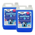 Flow Blue 5:1 Concentrate Vehicle Screenwash | All Seasons Formula | Effective down to -5°C | Streak Free Finish (10 Litre)