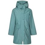 Trespass Girls Rain Jacket Drizzling, Spruce Green, 9-10 Years