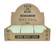 Faith In Nature Natural Rosemary Hand Soap Bar Box Set, Balancing, Vegan & Cruelty Free, No SLS or Parabens, 18 x 100g