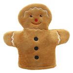 The Puppet Company - My First Christmas Puppet - Gingerbread Man Hand Puppet Suitable From Birth - PC003825, Brown