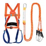 GBHJJ Safety Harnesses, Safety Harness Fall Protection, Fall Protection Harness, 1 D-Ring Industrial Anti-Fall Safety Belt, for Roof Tools of Rock Climbing, Construction Industry Tower