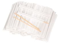 Disposable Paper Wraped Birchwood Wooden Coffee Stir Sticks Stirrers Wood Tea Beverage Stir Stick Stirrer,7 Inch Length,500 Pcs