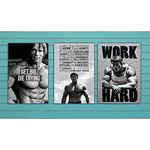 One Click Creations Arnold Schwarzenegger Spirit of Sports Motivational Quote Bodybuilding Fitness Motivation Wall Poster (Vinyl, Multicolour)