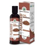 100% Pure Flax Seed Oil (Linseed Oil) - 200ML (6.76 oz) - Premium Quality, GMP Certified, Cruelty Free, Kosher and Halal Certified