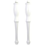 Kingston Brass VPB532P Imperial Pedestal for VPB532 Series 2Pcs/Set, White