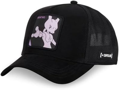 Casquette Homme Pokemon, Casquette Trucker Mewtwo, Originale Manga Anime