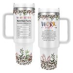 Friendship Gifts for Women - Work Bestie Gifts for Women, Coworker Gifts for Women, Best Friend Birthday Gifts for Women, Coworker Leaving, Farewell, Going Away Gifts, 40oz Tumbler with Lid and Straw