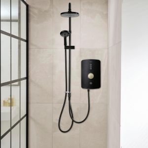 Triton Amala 9.5kW Electric Shower – Black Brass Finish