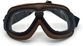 evomosa Vintage Retro Pilot Style Motorcycle Cruiser Scooter Goggles