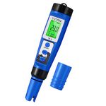 YINMIK pH Salt Meter 5 in 1 pH TDS EC Salinity Tester for Pool Spa Aquarium Hydroponic Saltwater Digital pH and PPM Tester for Household Drinking Water Hot Tub Home Brewing Fish Tank