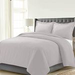 Celeste Home 190 GSM Duvet Set, Full/Queen, Storm Grey