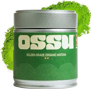 OSSU 40g Organic Matcha Green Tea Powder | Japanese Golden Grade | True Ceremonial Grade | Spring Harvest | UJI, Kyoto | Stone-Ground | Green Tea