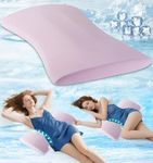 Lumbar Support Pillow for Sleeping - Lower Back Pain Relief Memory Foam Cushion with Ice Cooling Cover – Ergonomic Wedge Pillow for Side & Back Sleepers - For Bed, Sofa, Chair & Car - Bolster Cushions