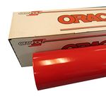 24" x 25' (feet) Roll of Oracal 651 Vinyl for Craft Cutters and Vinyl Sign Cutters (Red)